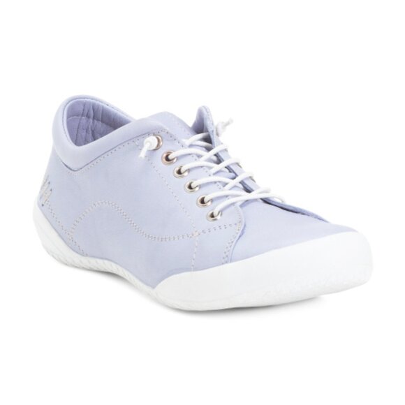 GELATO Lilac Leather Tessa Trainer Shoes - Picture 1 of 2